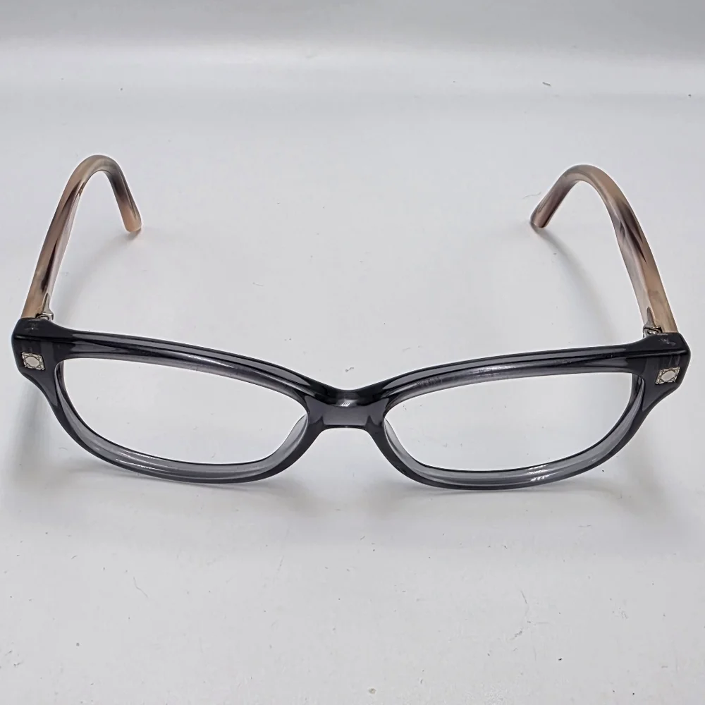 Christian Dior CD3179 HV2 Eyeglass Frames Transparent Grey Square 52mm Authentic